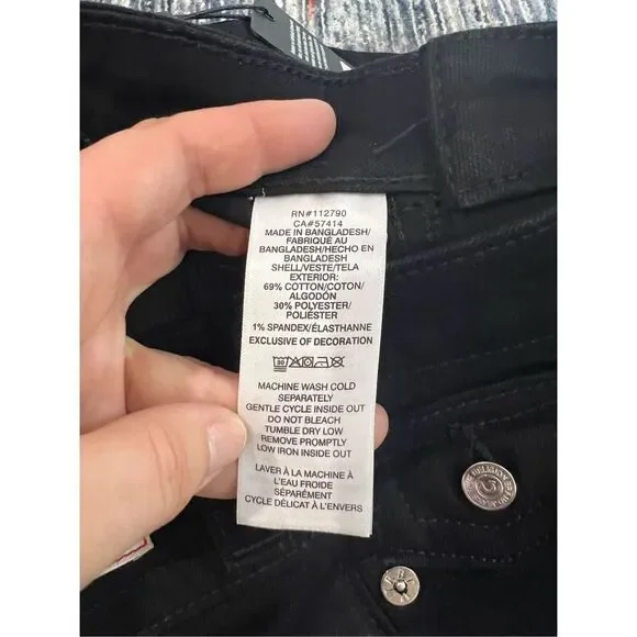True Religion NWT Becca Mid Rise Bootcut Women Jeans size 24 - Picture 4 of 11